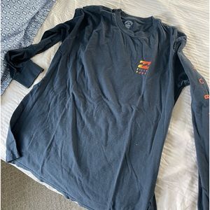 Size M Billabong Unisex Longsleeve T-Shirt Navy